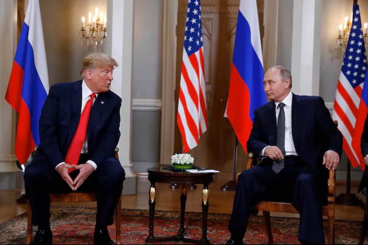 Reuters / US President Donald Trump meets with Russian President Vladimir Putin in Helsinki, Finland, July 16, 2018