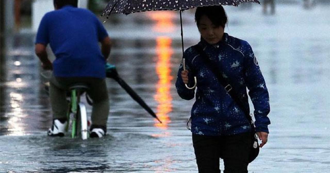 Сильное наводнение в Японии. Власти предупреждают об оползнях