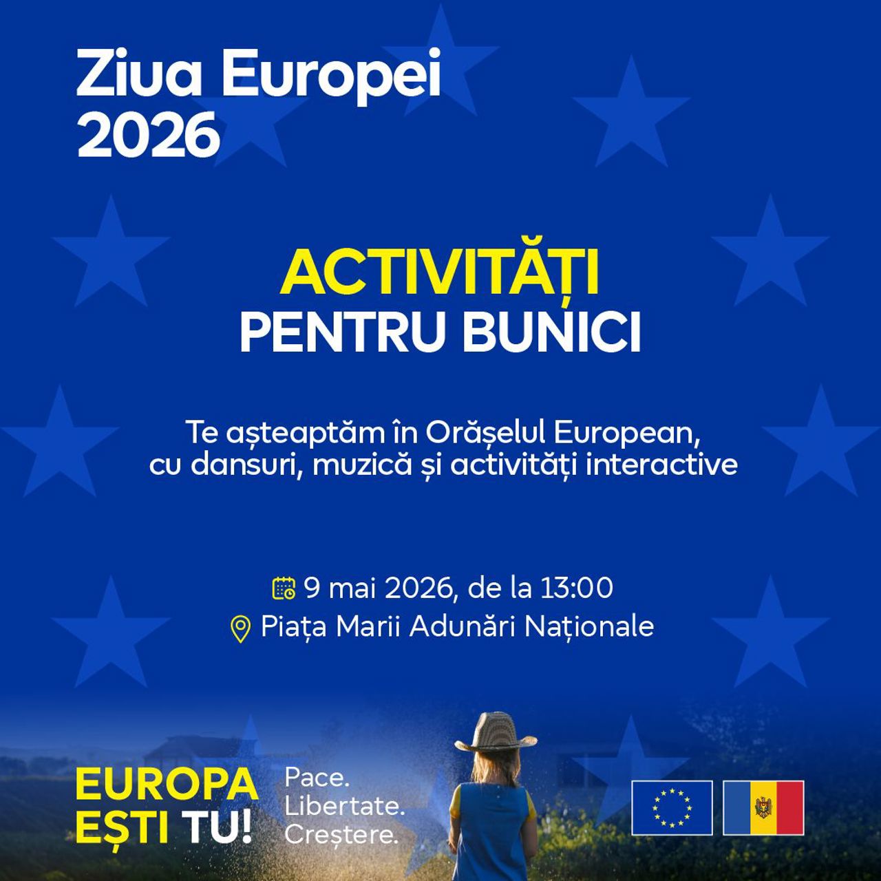 “Europe is YOU!”: How Chișinău will mark Europe Day on May 9