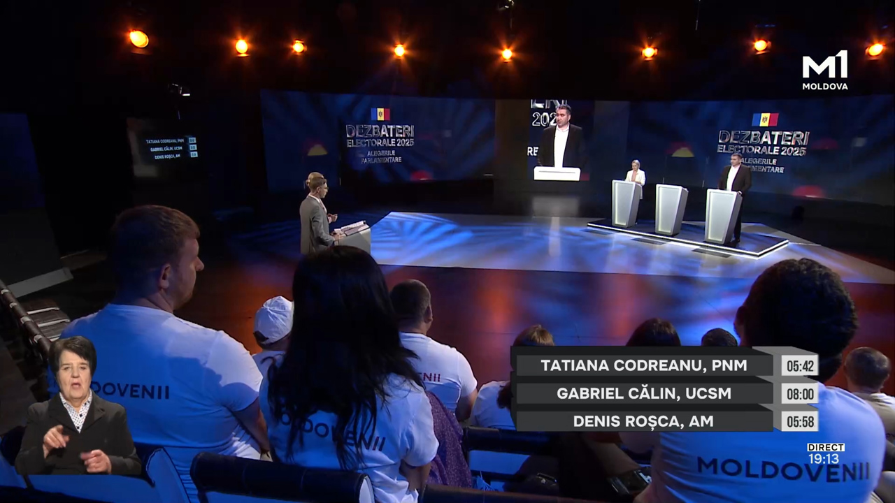 Dezbateri electorale pentru alegeri parlamentare din 22 septembrie 2025