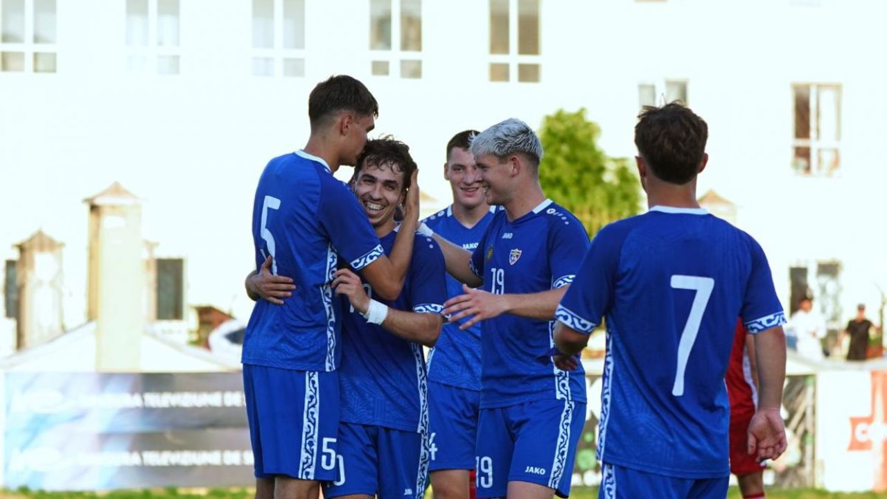 Echipa națională de tineret „sub 21 de ani” a Republicii Moldova a obținut prima victorie din acest an