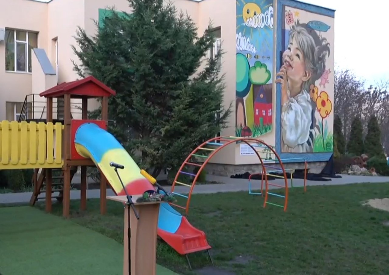Largest kindergarten in Moldova undergoes energy rehabilitation and mural revitalization