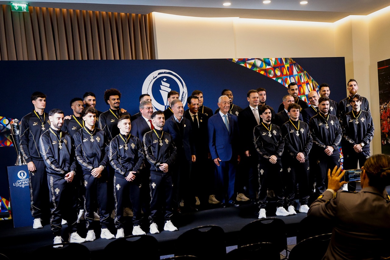 Președintele Portugaliei i-a decorat pe jucătorii echipei naționale de fotbal a acestei țări 