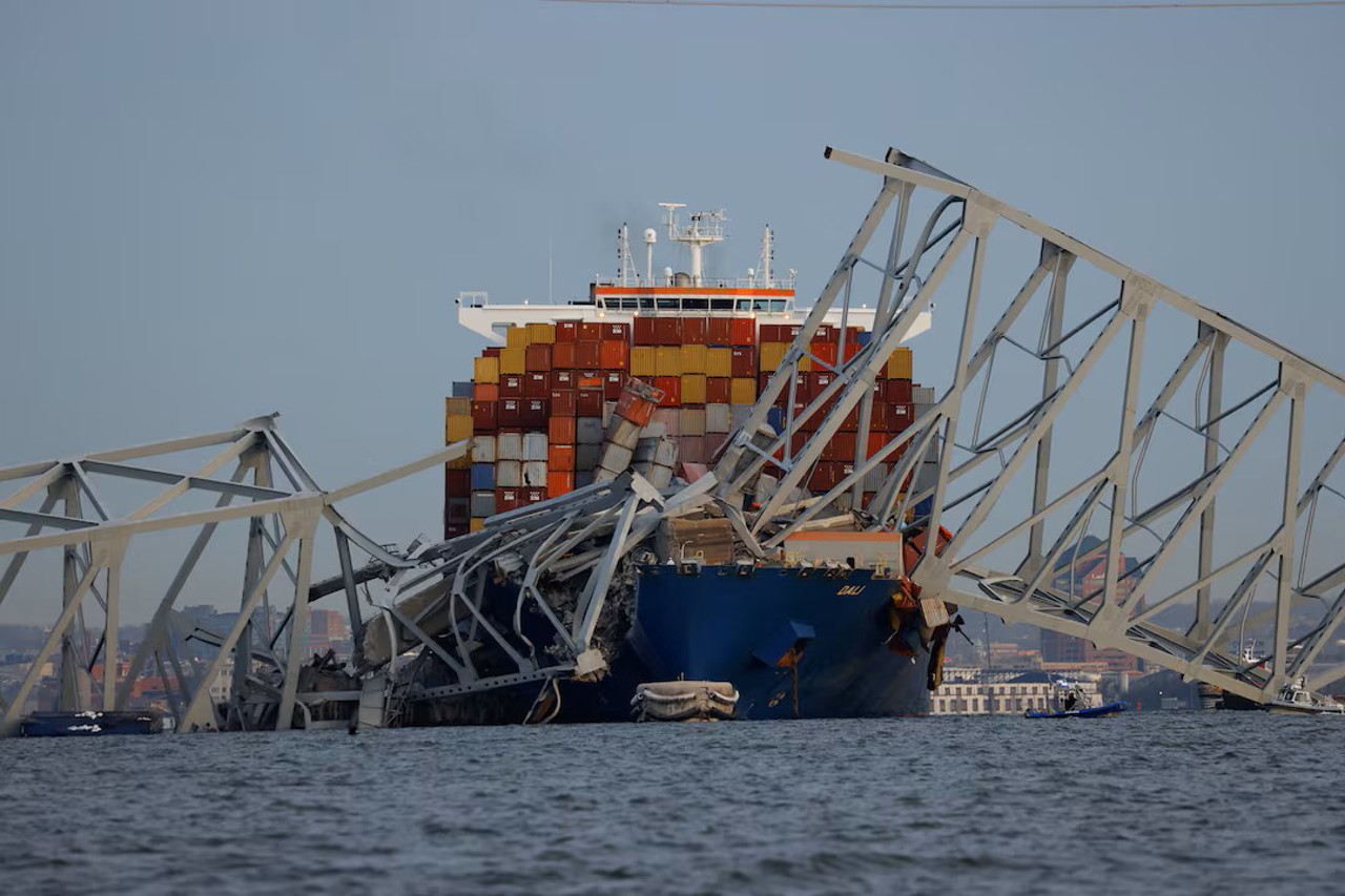 Baltimore Key Bridge collapses after ship collision