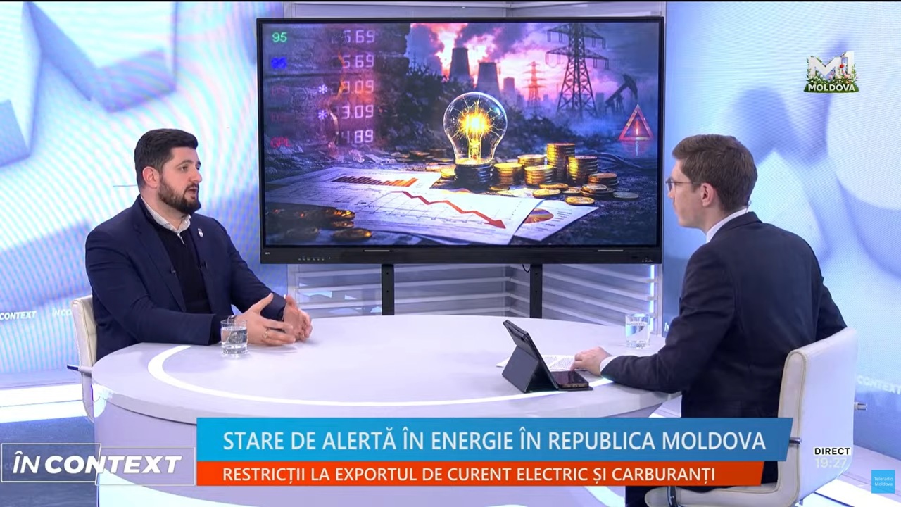 Energy Minister announces Moldova’s fuel stocks on Moldova 1 TV