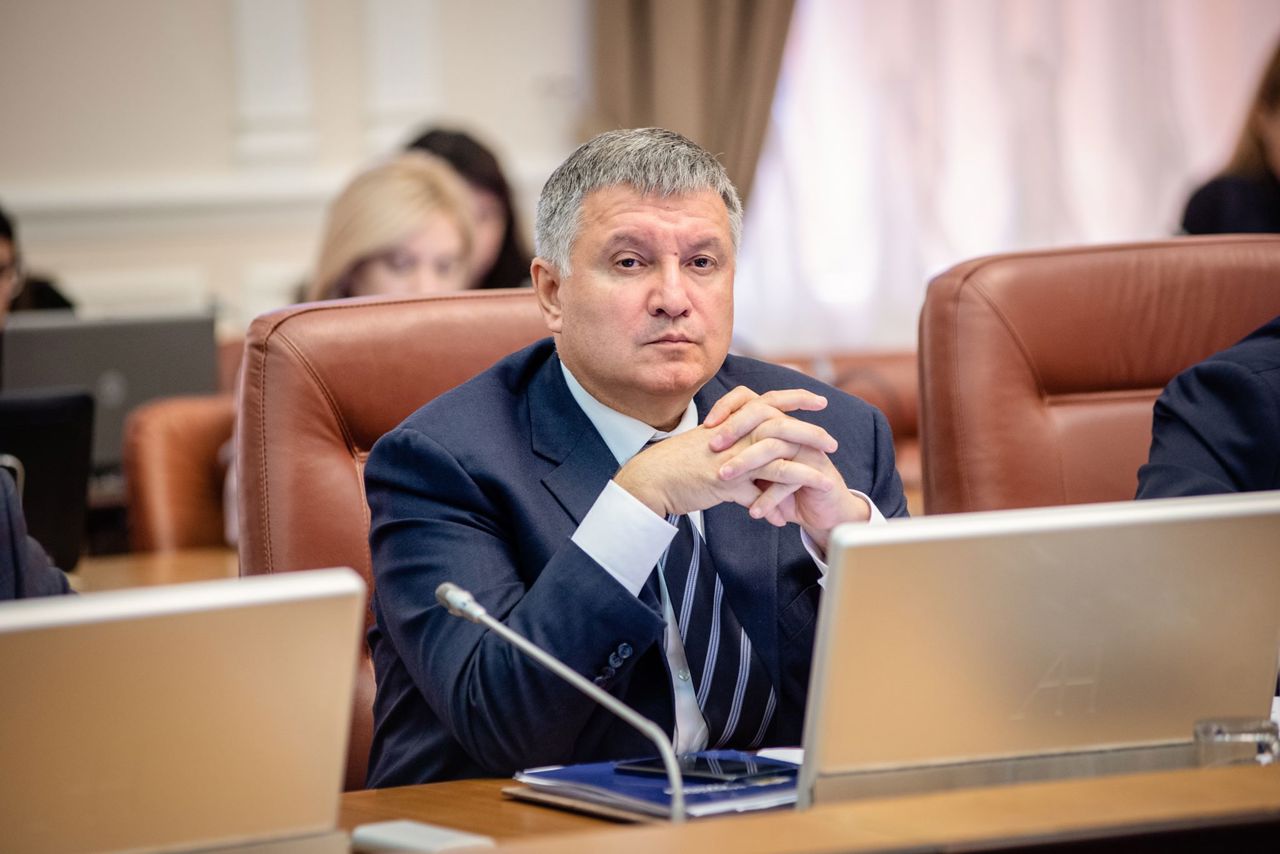 Former Ukrainian Interior Minister Arsen Avakov, investigated in the case of the plane crash in Brovari
