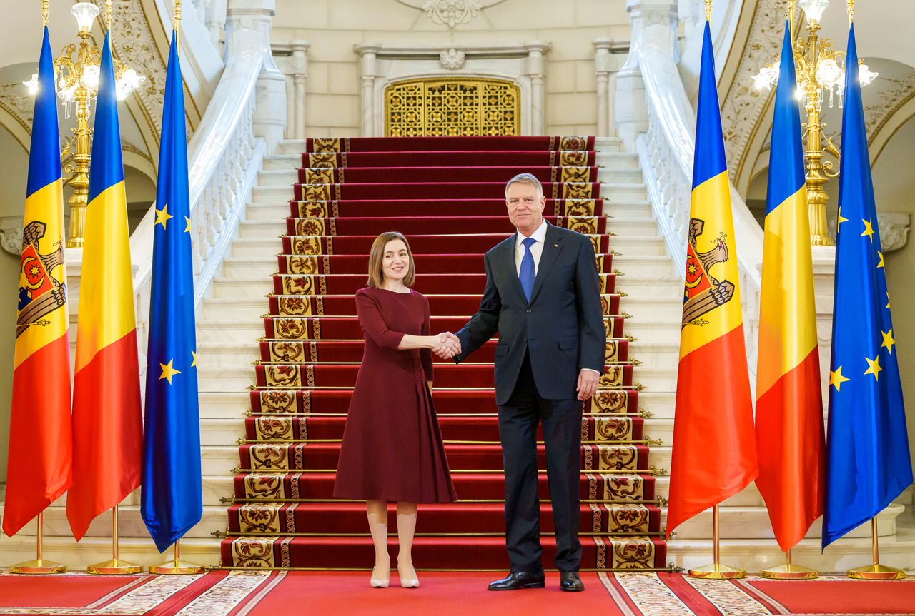 Klaus Iohannis, după întrevederea cu Maia Sandu: România acordă Republicii Moldova un ajutor major, inclusiv în ceea ce privește aderarea la UE