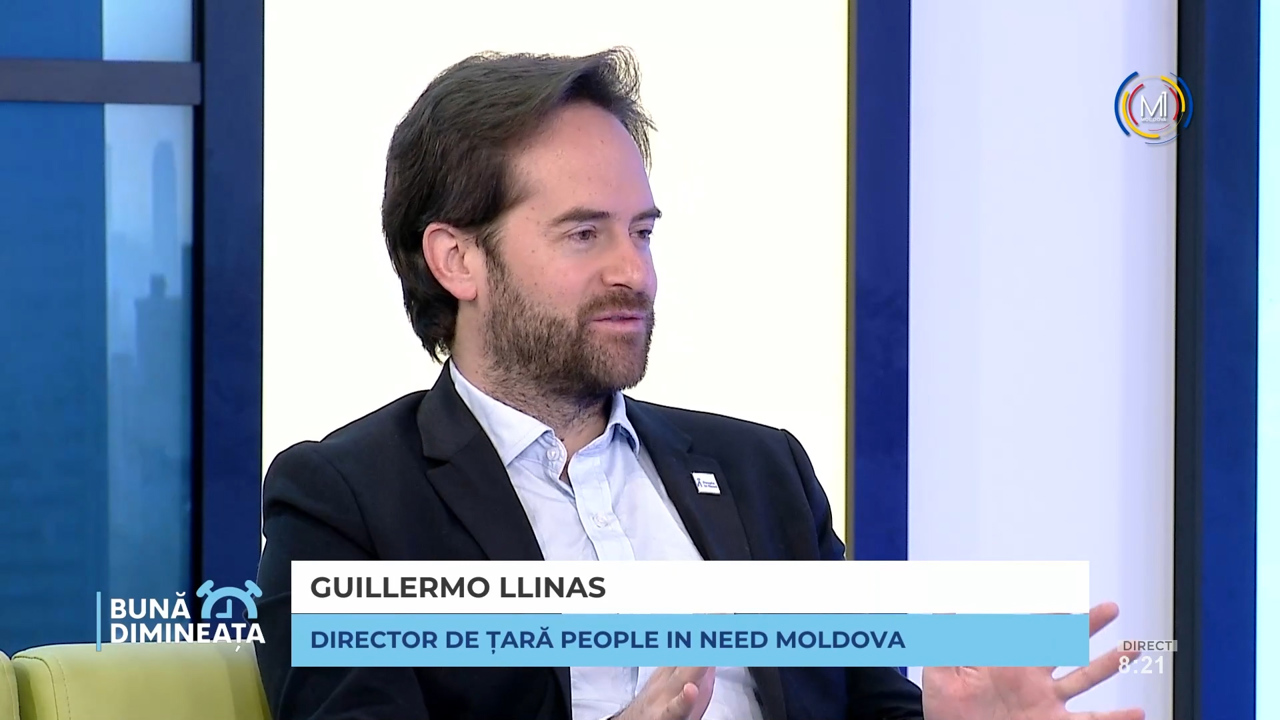 Guillermo Llinas: People in Need Moldova este organizația care sprijină ONG-urile pentru dezvoltarea durabilă a societății