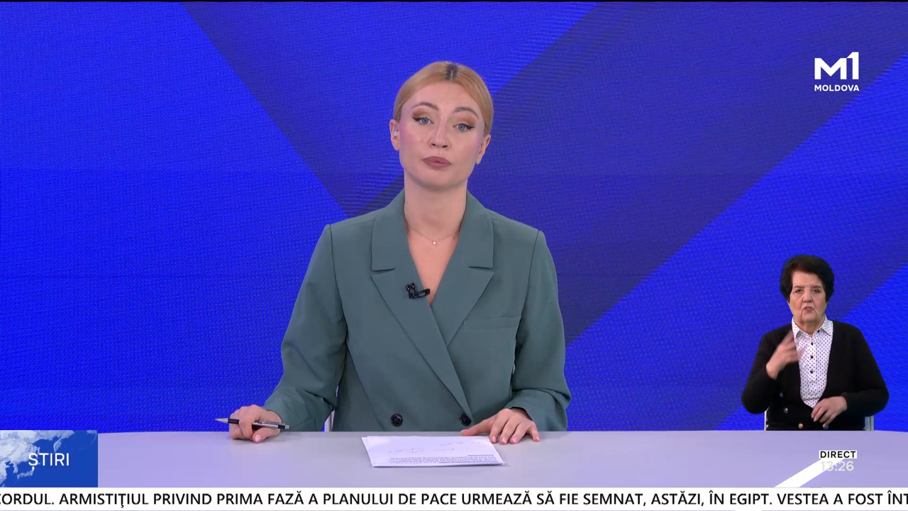 Știri (13:00) din 9 octombrie 2025, cu Victoria Pădure	