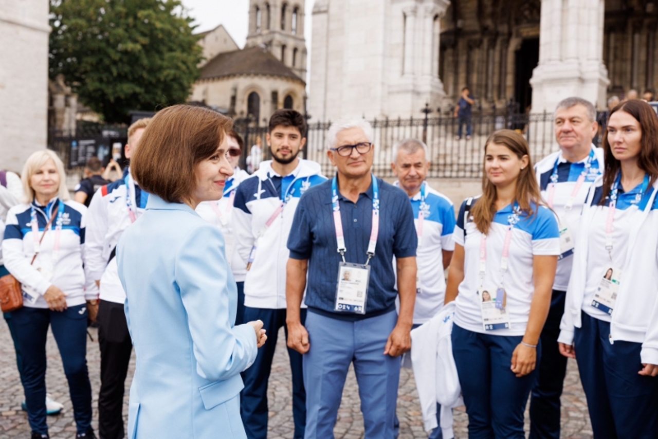 Открытие Олимпиады в Париже: Майя Санду пожелала удачи молдавским спортсменам