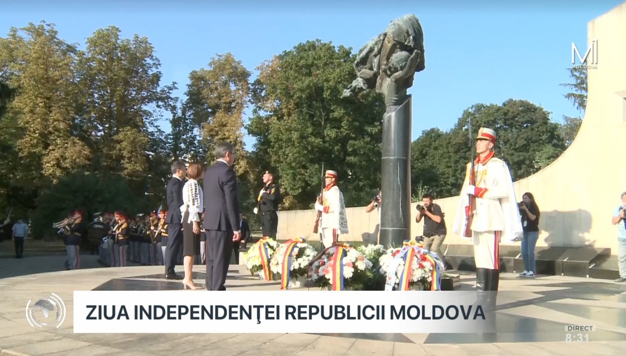 Moldova's 32nd Independence Day celebrated with festivities in Chișinău