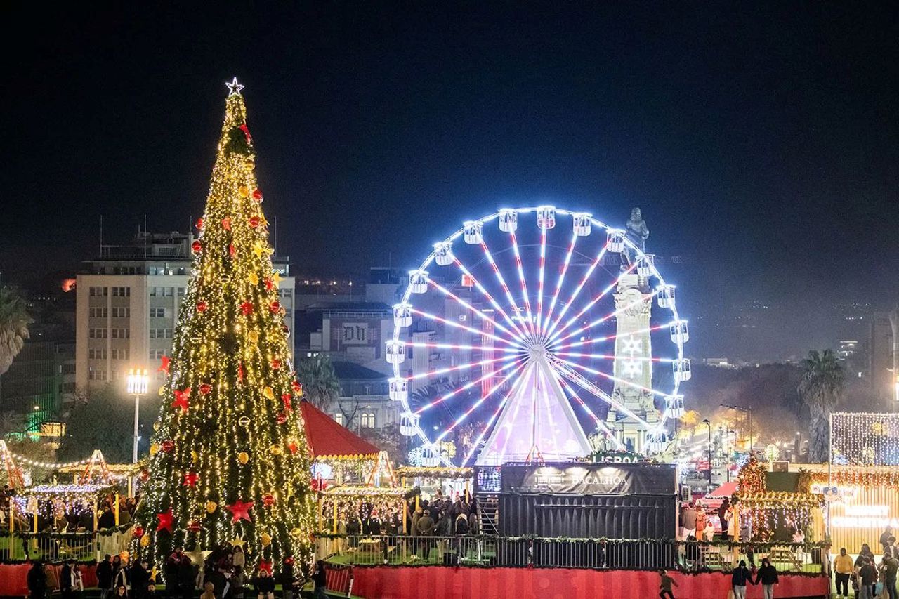 Lisbon kicks off 2025 Christmas season with giant LED tree