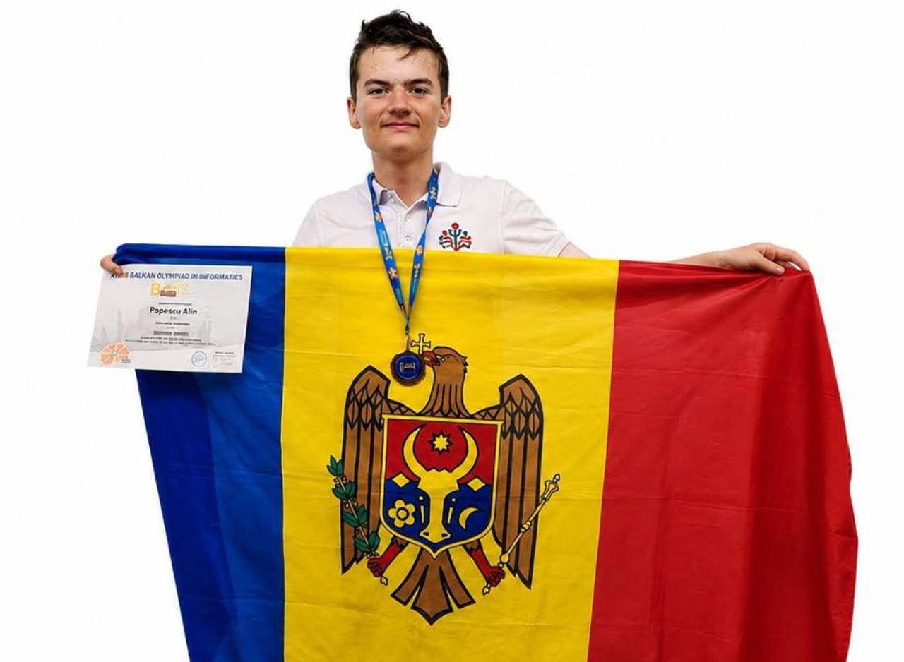 Moldova will be represented by one student at three international Olympiads