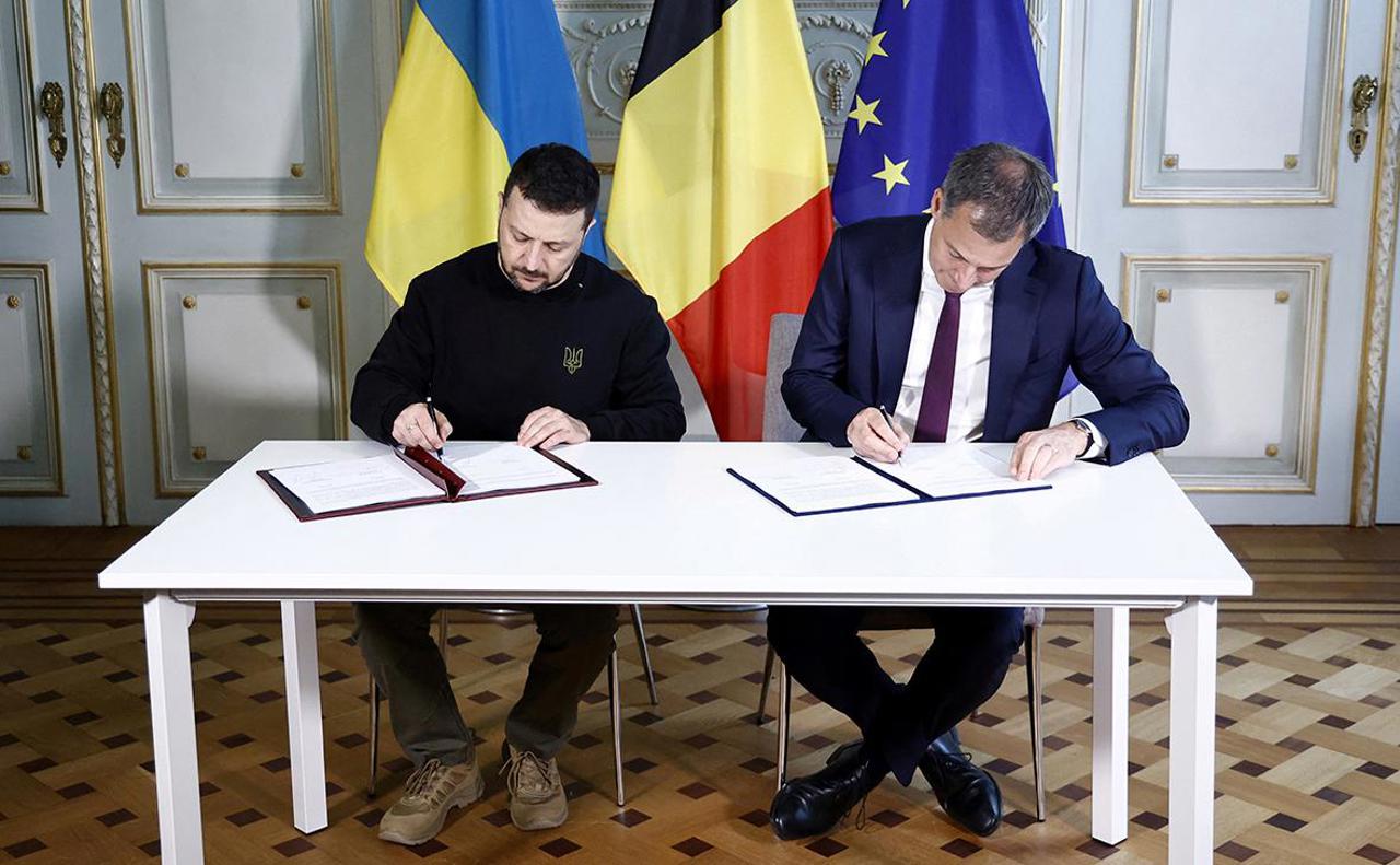 Премьер Бельгии и президент Украины подписали соглашение по безопасности
