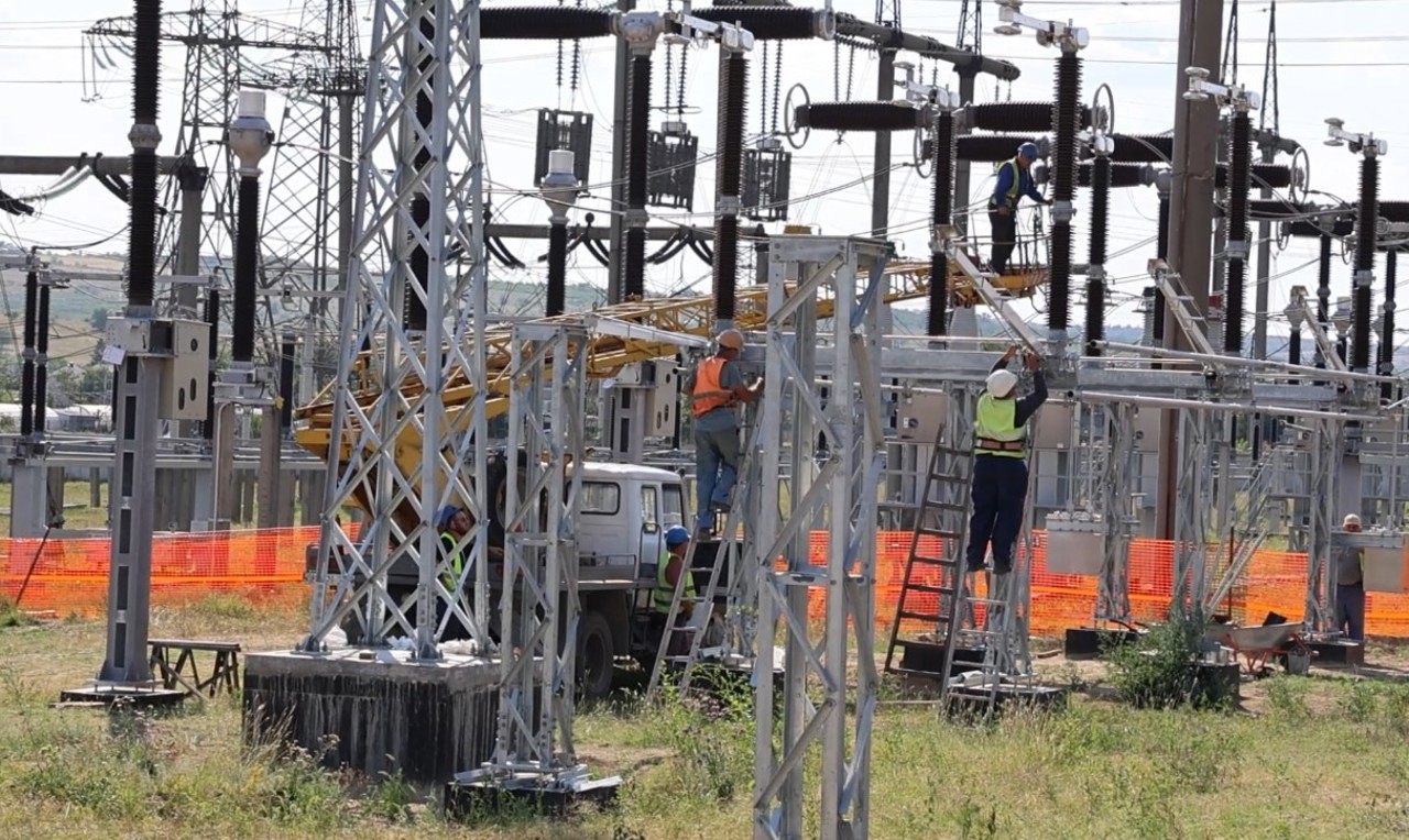 Vulcănești–Chișinău power line: Nearly 75% of pylons installed
