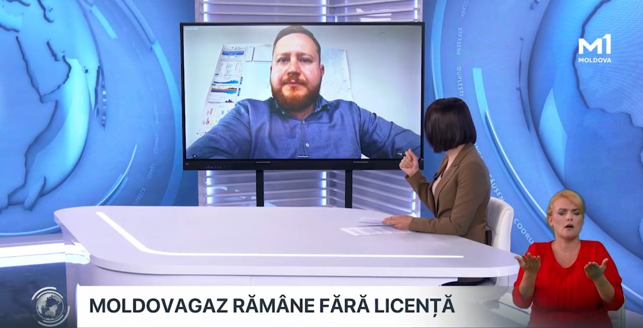 Eugeniu Buzatu, la Moldova 1: Din septembrie, „Energocom” va înlocui „Moldovagaz” în relația cu utilizatorii finali 