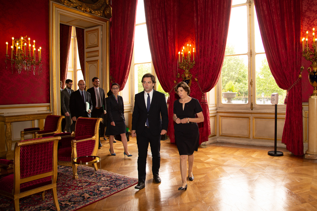 Nicu Popescu had a meeting in Paris with French Foreign Minister Catherine Colonna