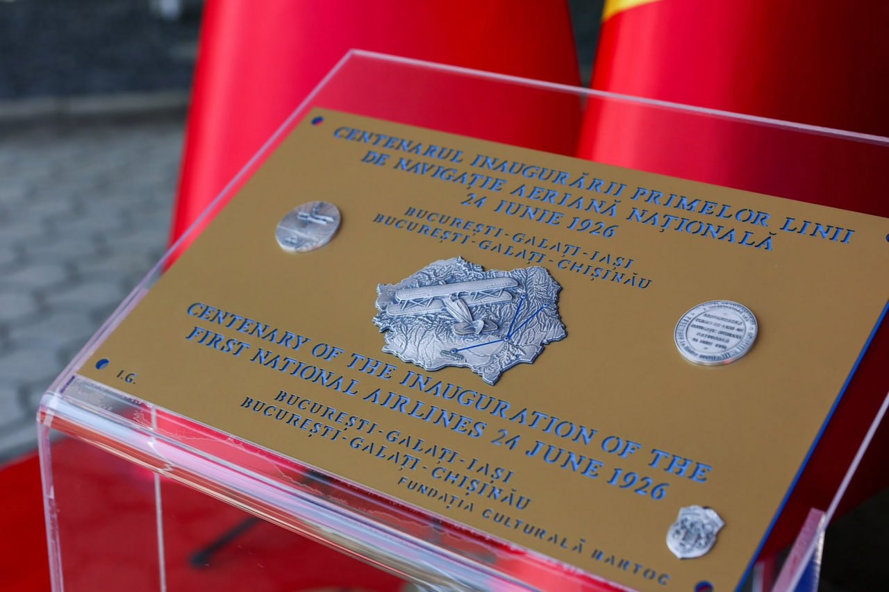 Republica Moldova marchează 100 de ani de la primul zbor comercial care a legat Chișinăul de București