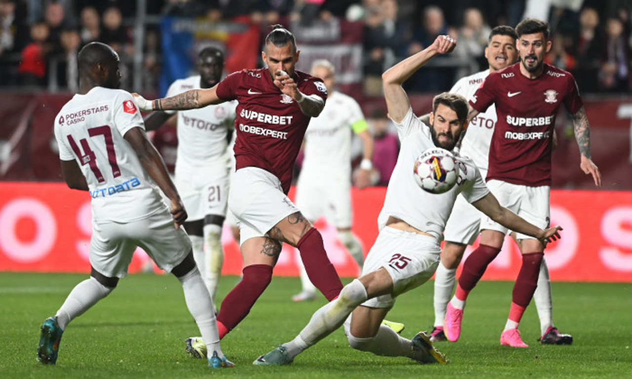 CFR Cluj a rămas cu șanse mici la titlu