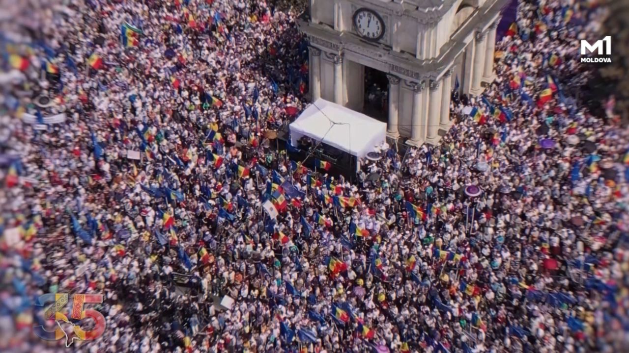 VIDEO | „35 de ani de independență”: 1995, anul ancorării oficiale a R. Moldova în spațiul valoric european 