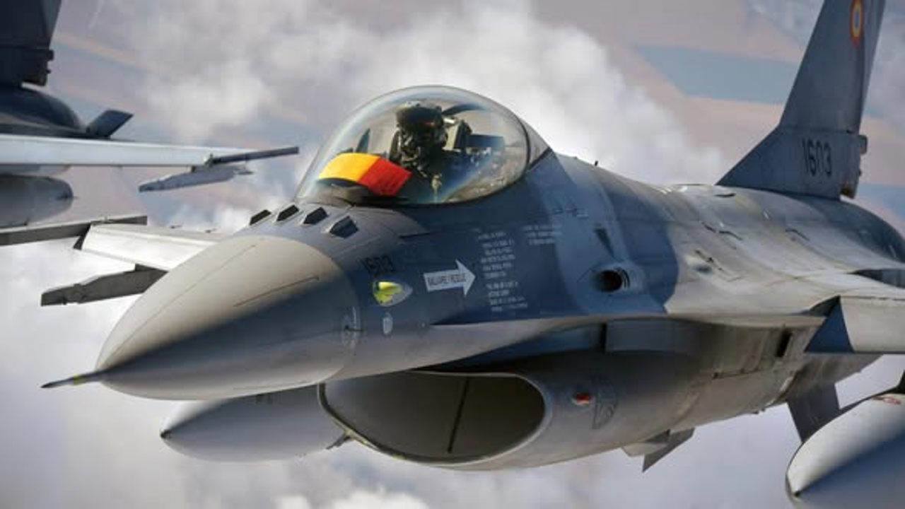 Un avion F-16 românesc aflat în misiune NATO a doborât o dronă în Estonia