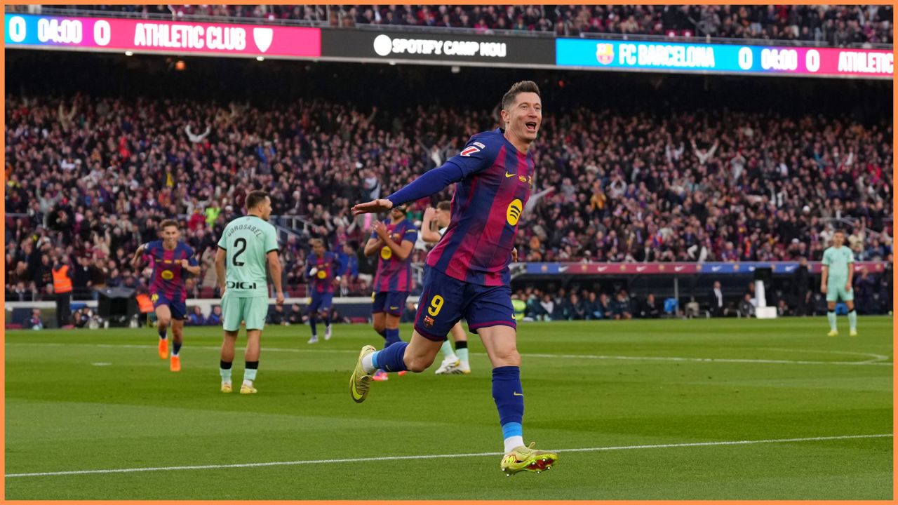 Barcelona 4-0 Athletic Bilbao: Lewandowski and Torres secure La Liga win