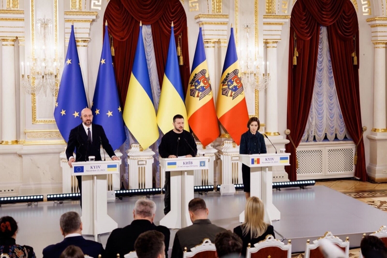 Maia Sandu, la Kiev: „Un alt val de extindere a UE reprezintă o investiție în securitatea continentului”