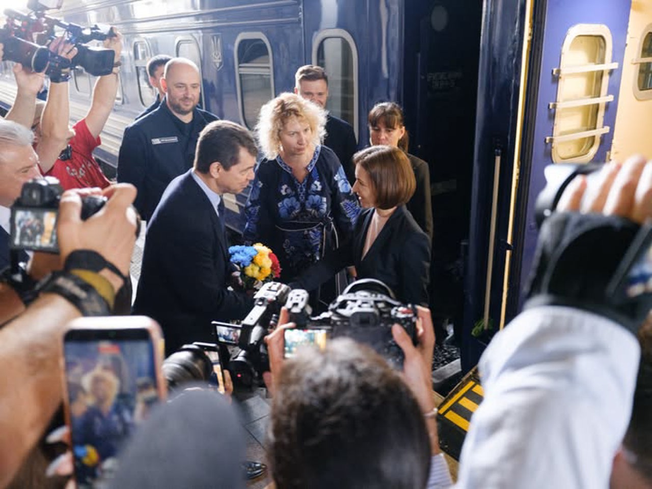 Maia Sandu se află la Kiev. Securitatea regională și integrarea europeană, pe agenda vizitei