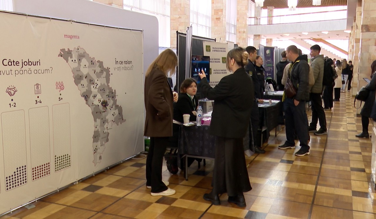Jobs Fair in Chisinau. Over 1,500 job opportunities offered by 25 companies