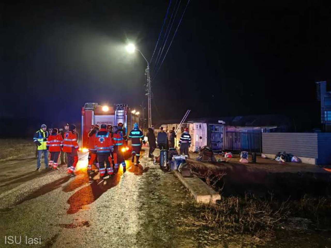 Romania: A bus carrying members of a folk ensemble overturned in Pascani. 25 people in the hospital