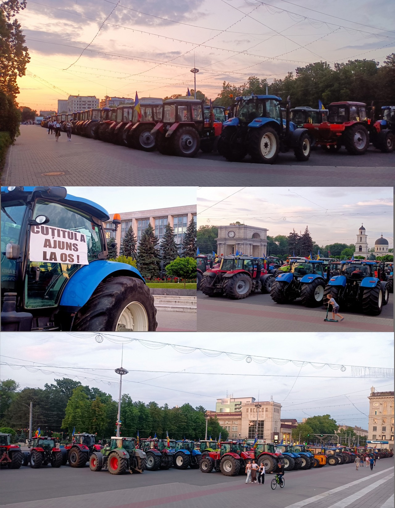 Fermierii continuă protestele: „Nu ne ducem de aici până nu se rezolva situația”