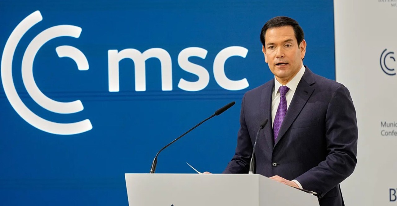 Марко Рубио на Мюнхенской конференции - о мирных намерениях России и дружбе с ЕС