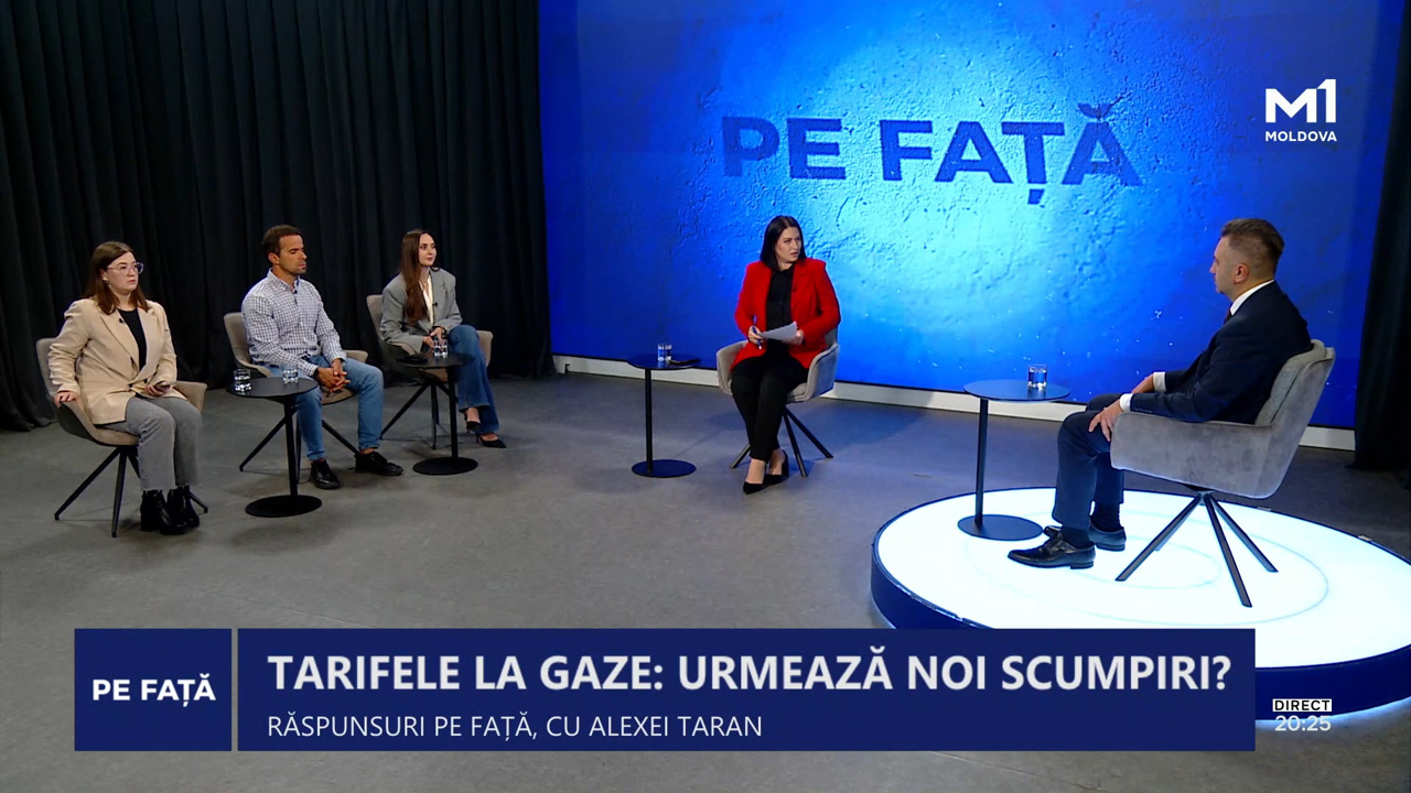 „Pe Față” cu Alexei Taran, director Agenția Națională pentru Reglementare în Energetică