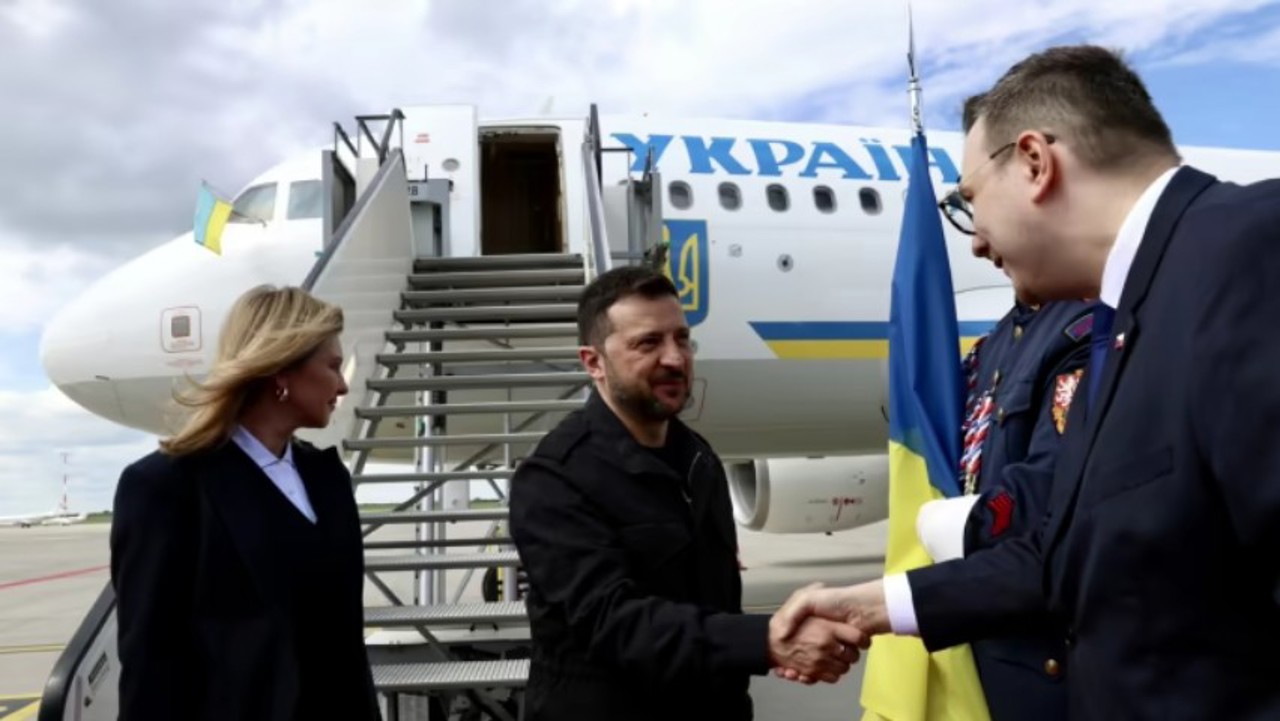 Владимир Зеленский прибыл в Чехию с официальным визитом