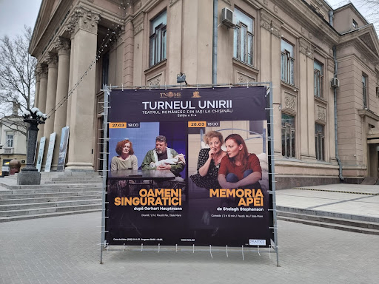 Teatrul Național Iași, în turneu la Chișinău de Ziua Unirii Basarabiei cu România