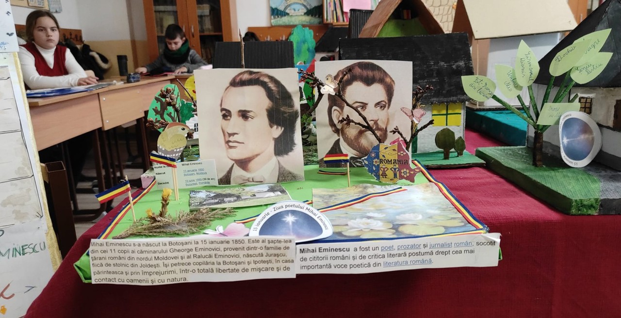 Plan-cadru: Activități tematice în școli dedicate poetului Mihai Eminescu, pe parcursul lunii ianuarie    