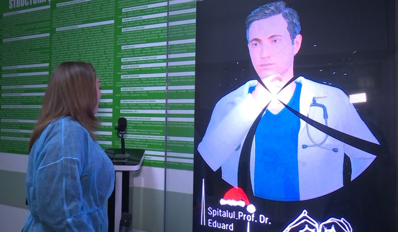 Spital din România, dotat cu tehnică bazată pe inteligență artificială. Pacienții, întâmpinați la intrare de roboți
