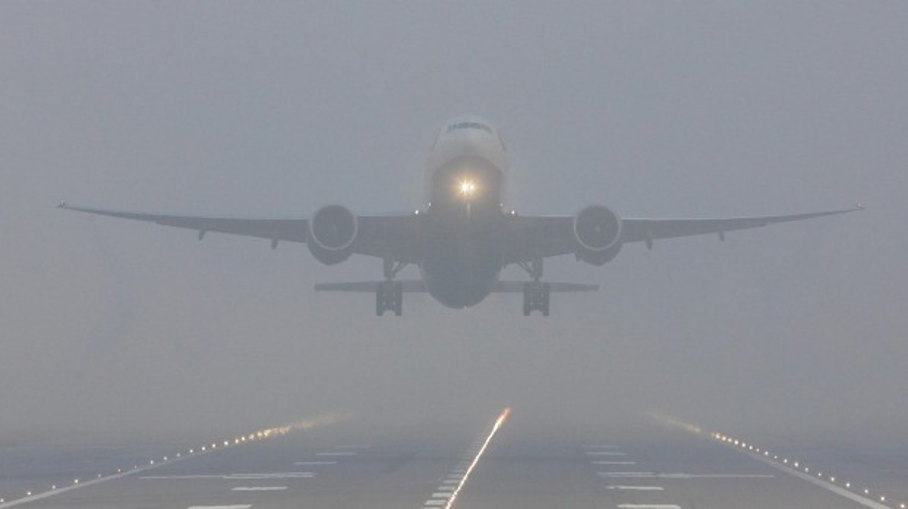 Международный аэропорт Кишинева: Туман нарушил авиасообщение