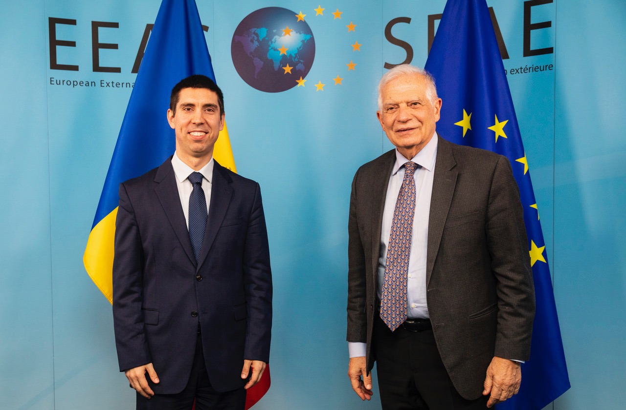 Mihai Popșoi, meeting with Josep Borell: "Republic of Moldova is more resilient in the face of security challenges thanks to EU support"
