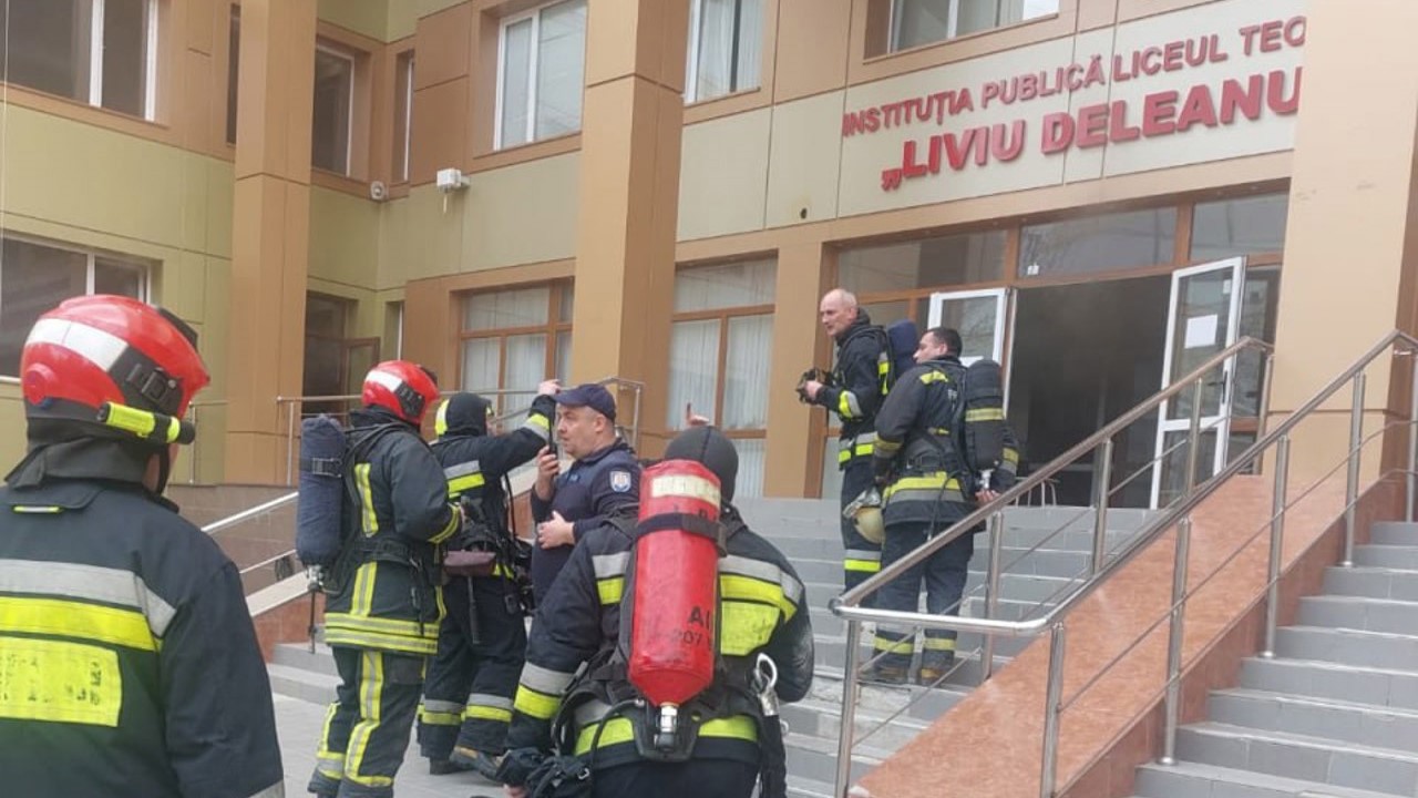В Кишинёве произошёл пожар в лицее