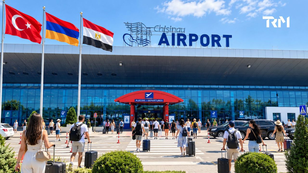 Aeroportul din Chișinău bate recordul lunii iulie și ajunge la peste 853.000 de pasageri: Turcia, Armenia și Egipt, în topul destinațiilor
