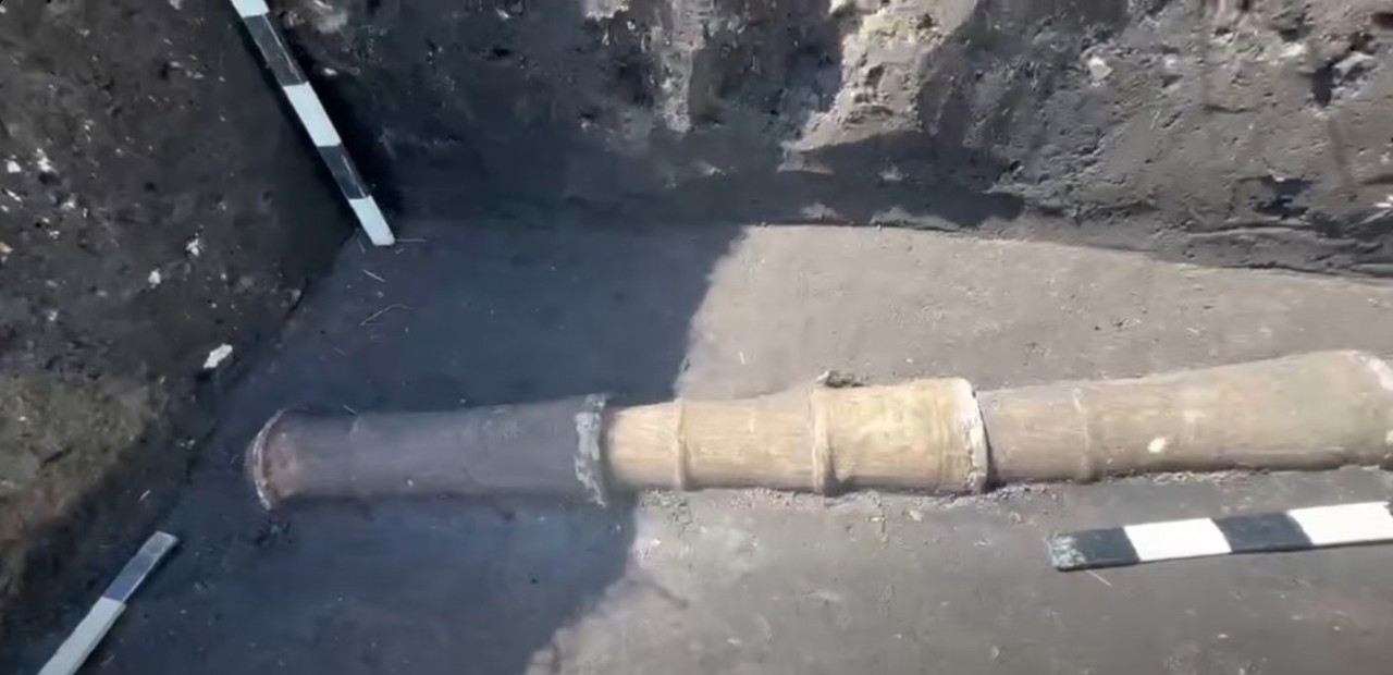 Rare discovery in Ialoveni: Fired-clay aqueduct fragments found at the medieval town of Costești-Gârlea