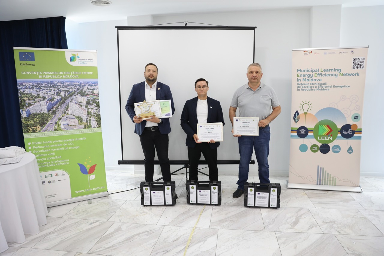 Satul Sireți a primit titlul „Energy Management Star Moldova 2025” pentru măsurile de eficiență energetică implementate în localitate