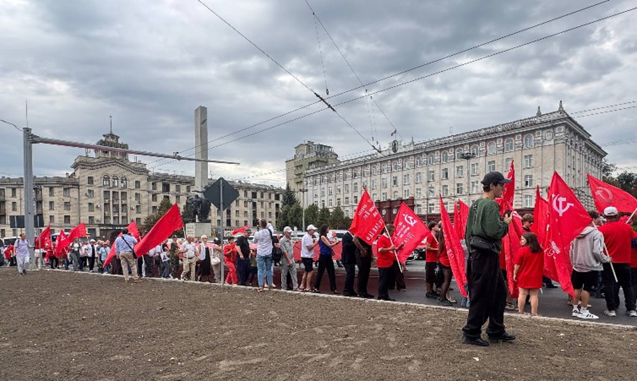 В Кишиневе прошел марш по случаю годовщины Ясско-Кишиневской операции