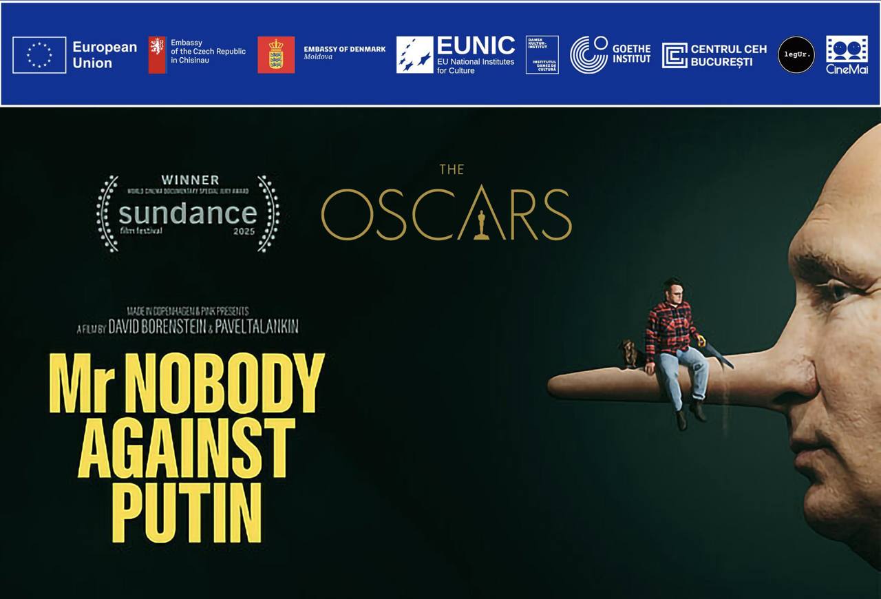 Filmul documentar „Mr. Nobody Against Putin”, premiat cu Oscar, proiectat gratuit la Chișinău