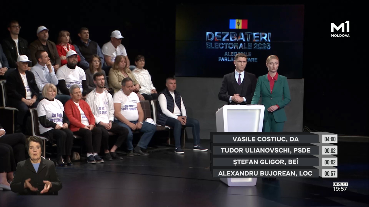 Dezbateri electorale pentru alegeri parlamentare din 25 septembrie 2025