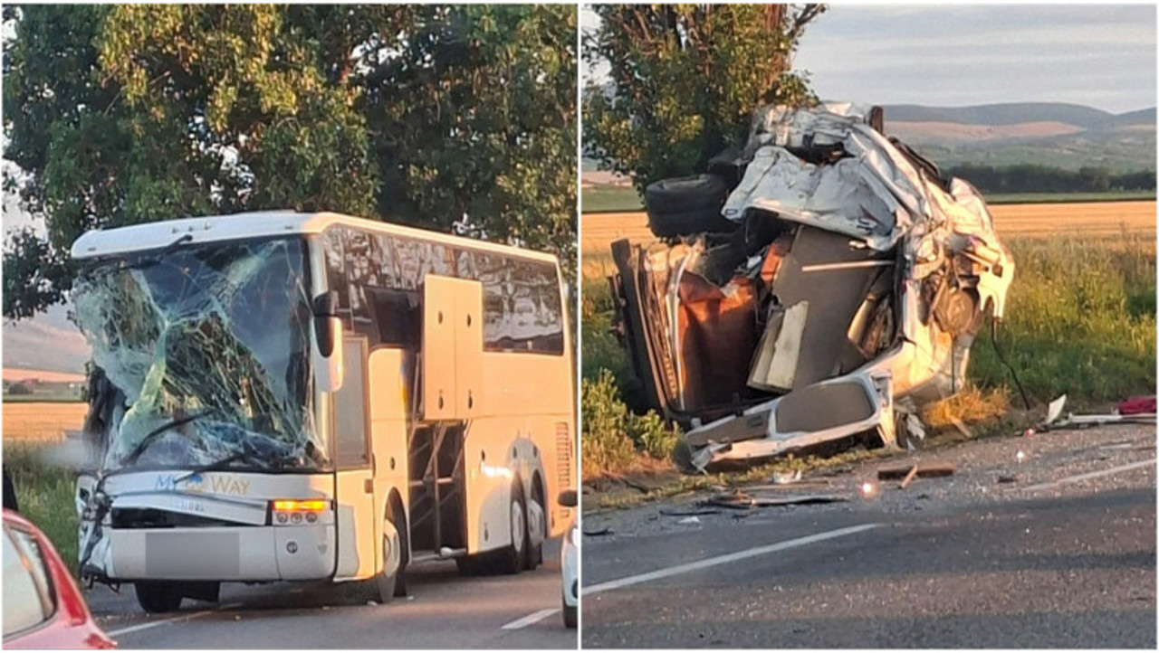 Un autocar cu 60 de ucraineni, implicat într-un accident în România. Doi oameni au decedat