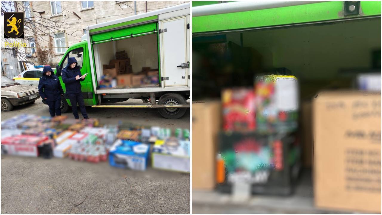 Produse pirotehnice în valoare de peste 140 de mii de lei, depistate fără acte în sectorul Buiucani