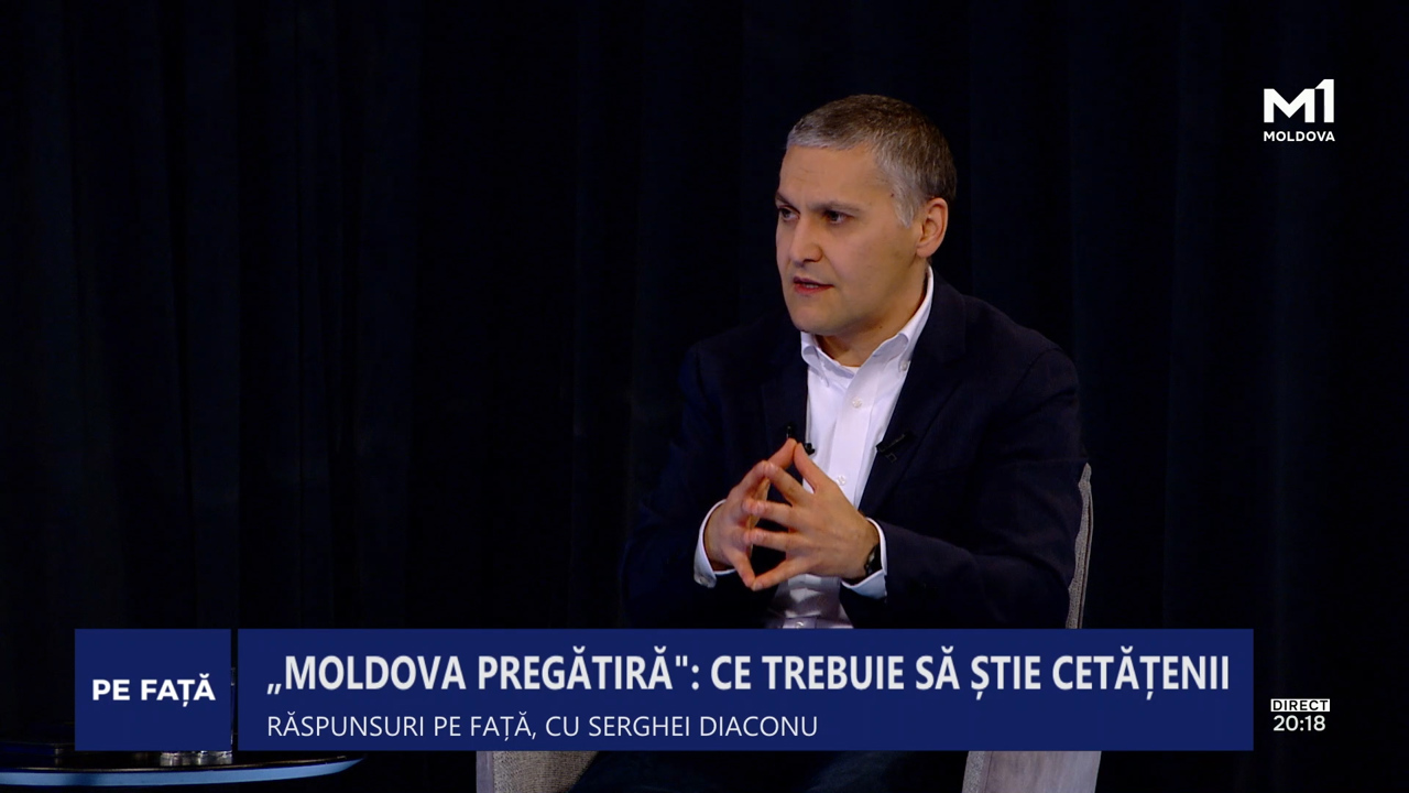 „Pe Față” cu Serghei Diaconu, directorul Centrului Național de Management al Crizelor