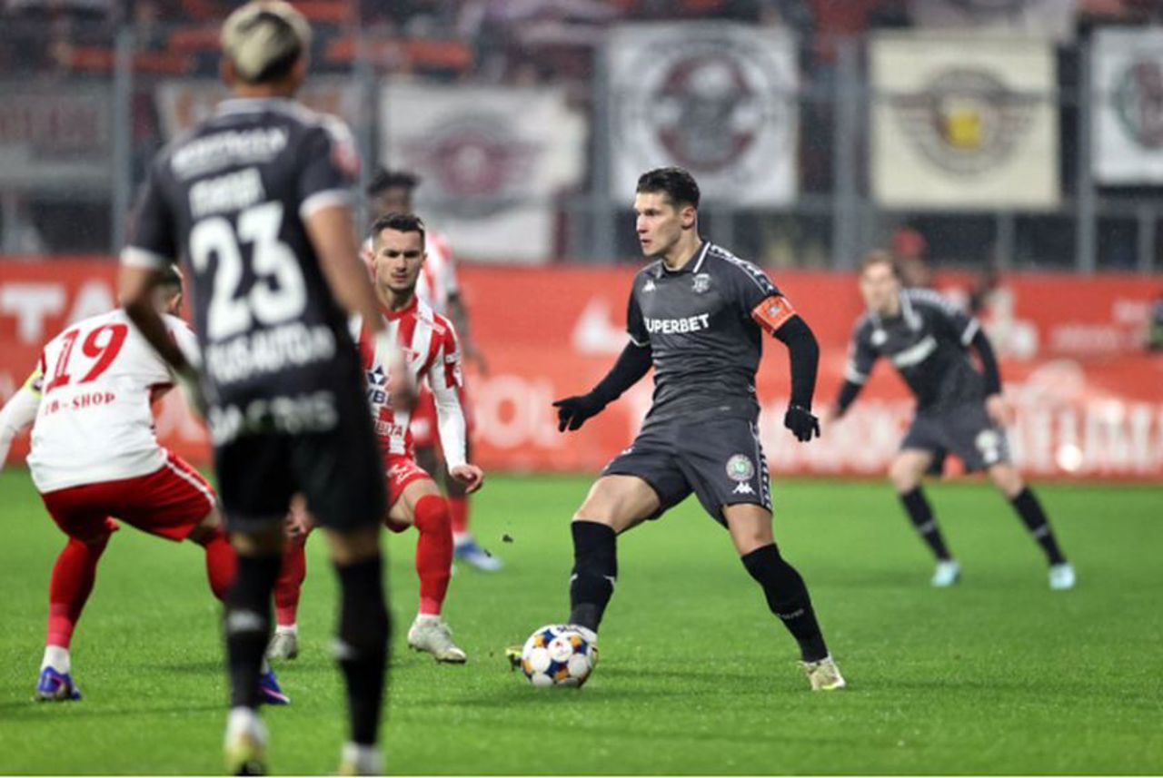 Superliga românească de fotbal: Rapid București a învins-o în deplasare pe UTA Arad